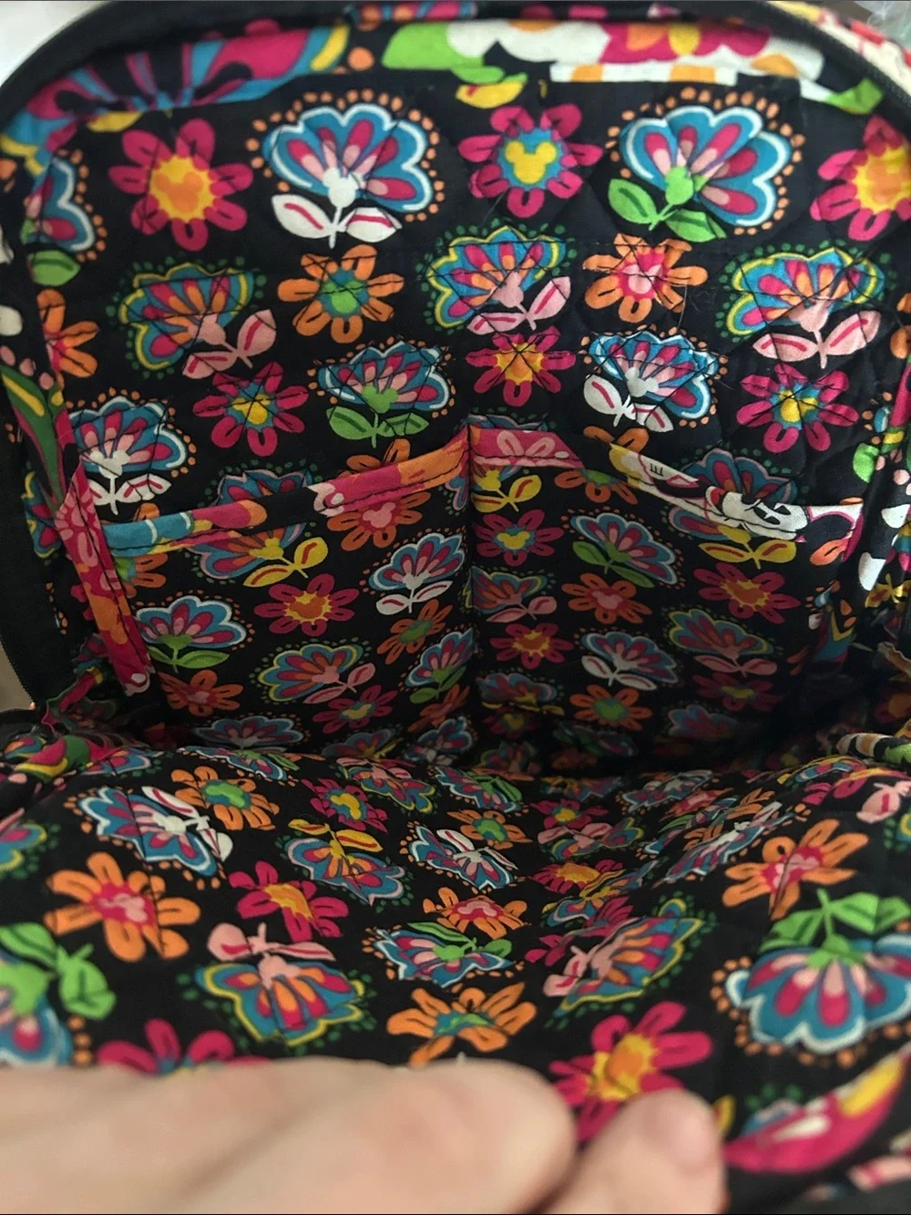 Vera Bradley x Disney Parks Midnight with Mickey Quilted Backpack